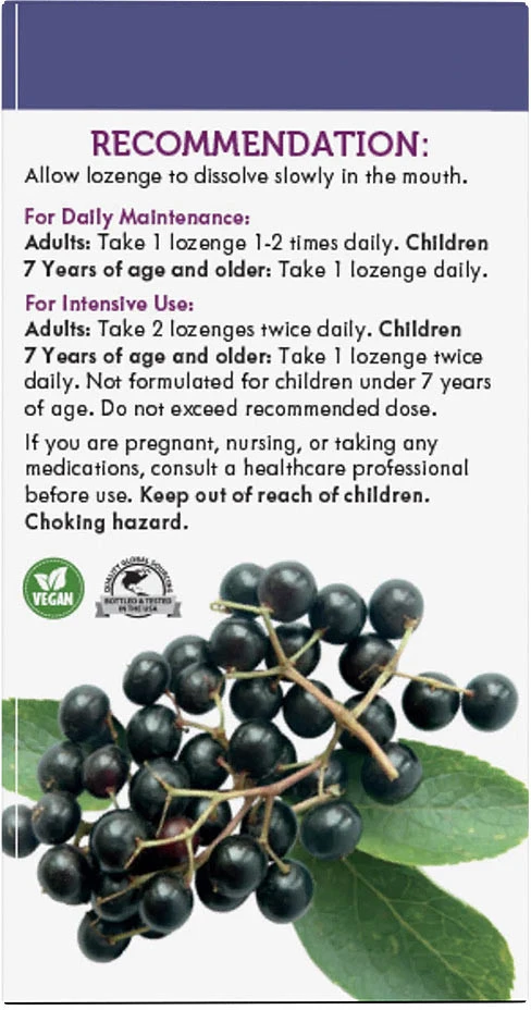 Nature's Way – Sambucus Original pastilės su hybenbėriais – 30 vnt - Billede 6