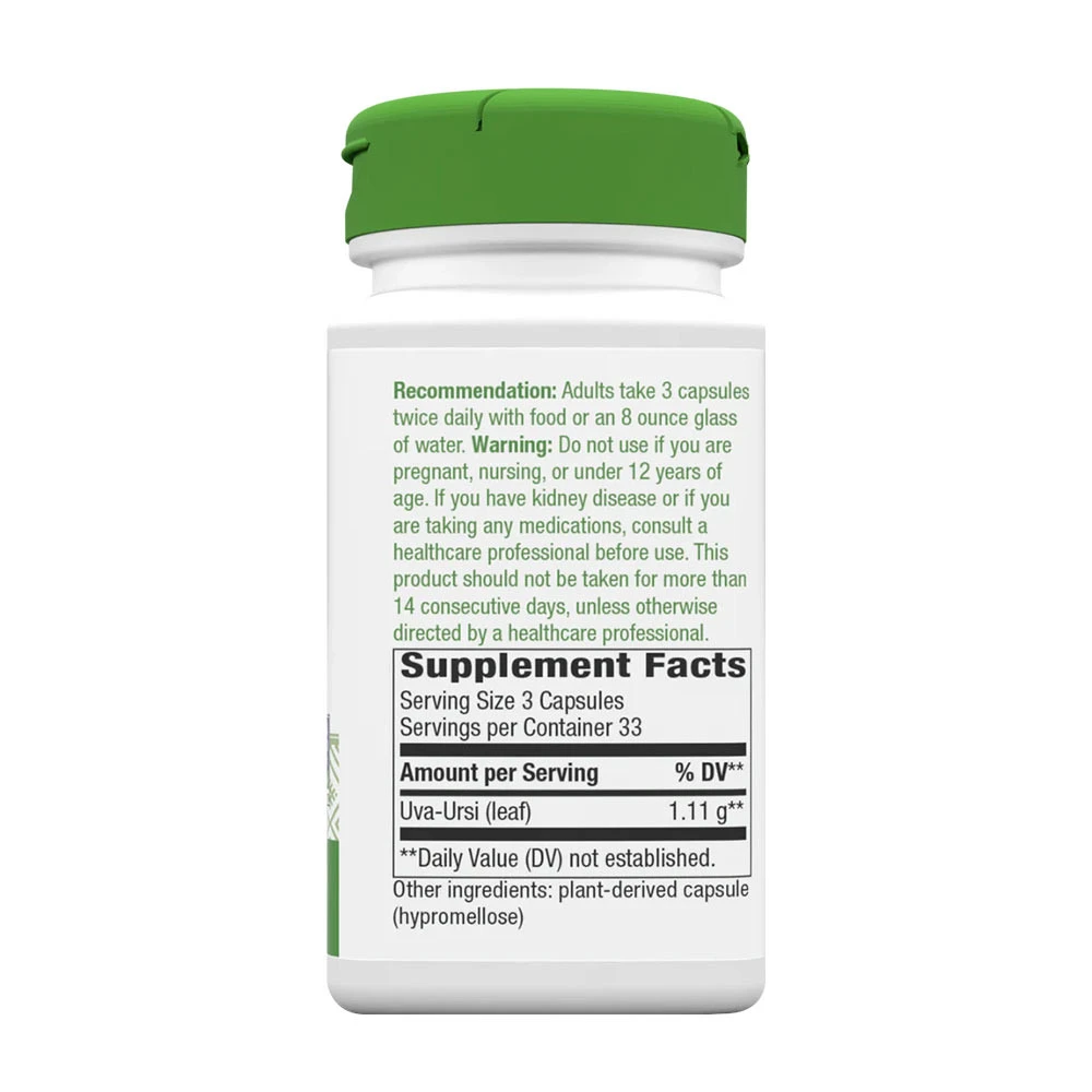Natures Way – Uva Ursi lapai – 100 kapsulių - Billede 4