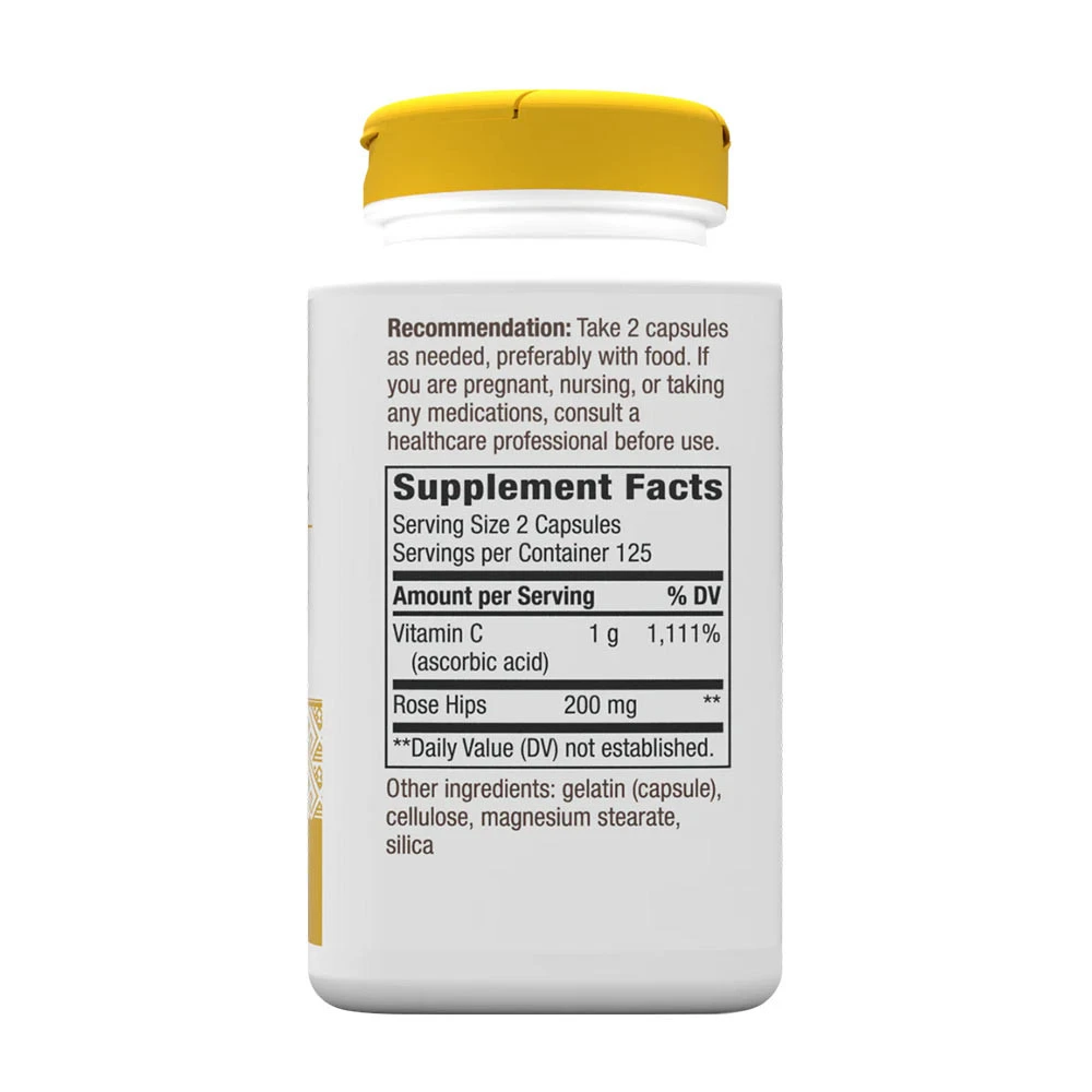 Natures Way – Vitamin C med Hyben – 250 kapsulių - Billede 7