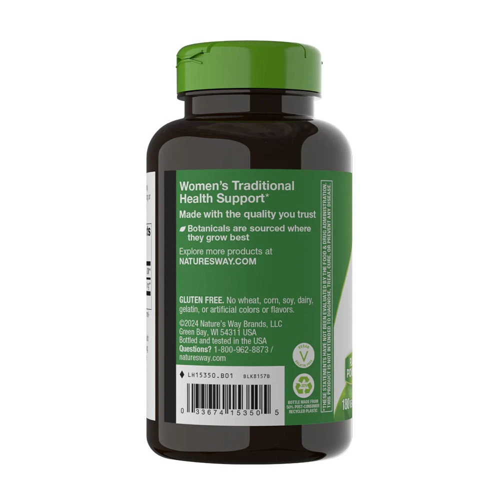 Natures Way – Wild Yam Root – 180 kapsulių - Image 9