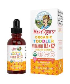 Økologiske vitamin D3+K2 dråber til småbørn - 30 ml
