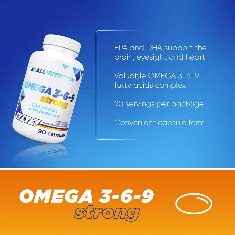 Allnutrition – Omega 3-6-9 Strong – 90 kapsulių - Image 8