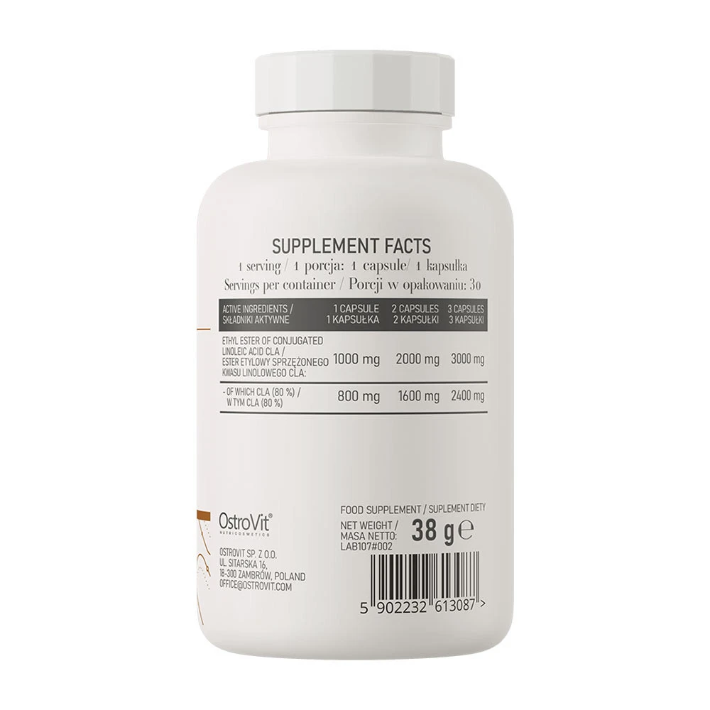 Ostrovit – CLA 1000 – 30 kapsulių - Billede 4