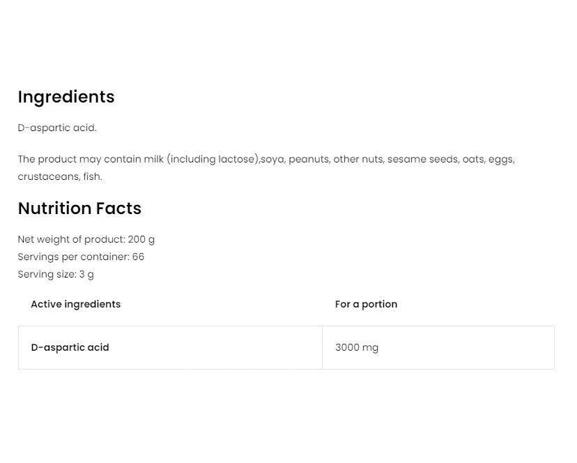 Ostrovit – DAA Pulver – 200 g - Billede 4