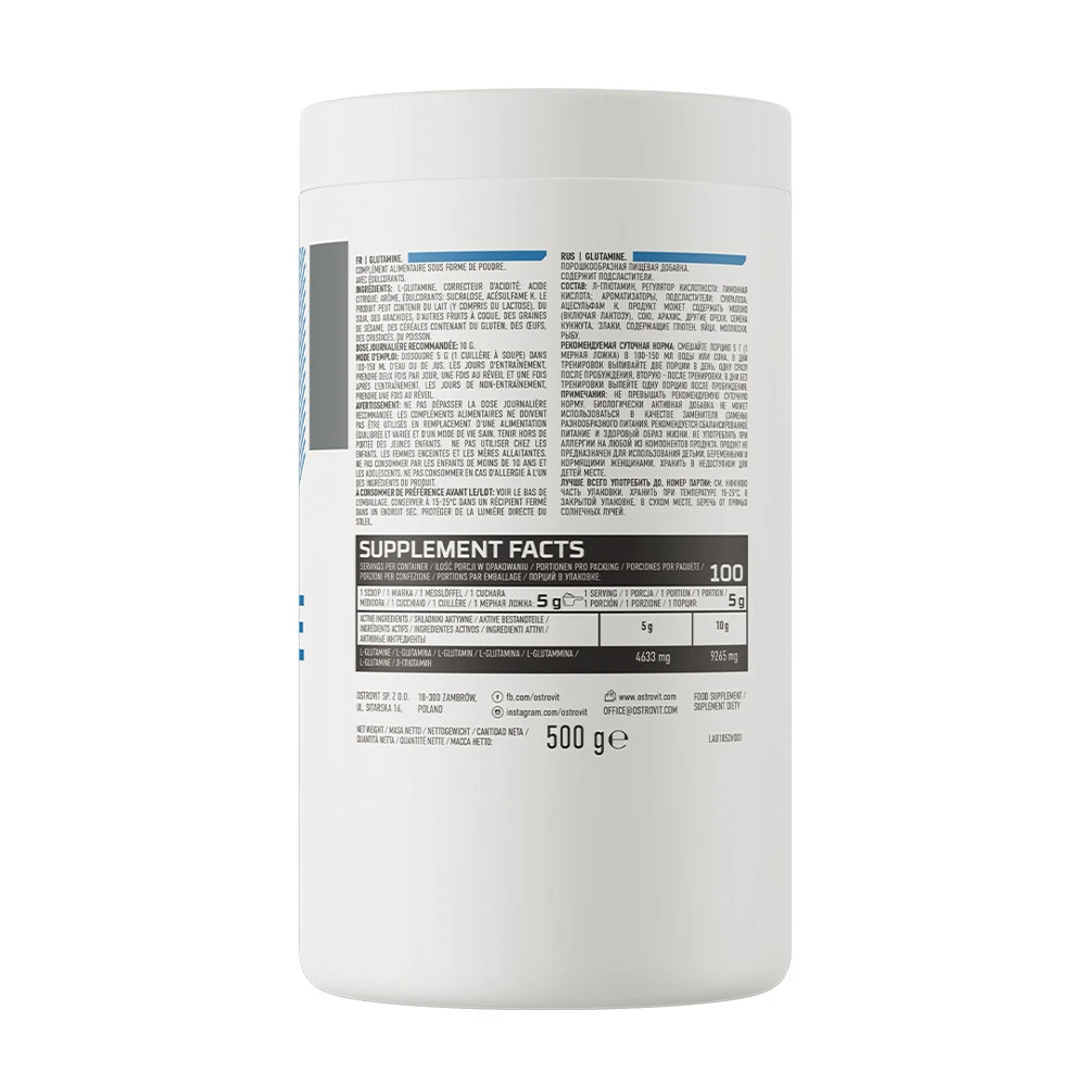 Ostrovit – Glutaminas – 500 g - Image 4