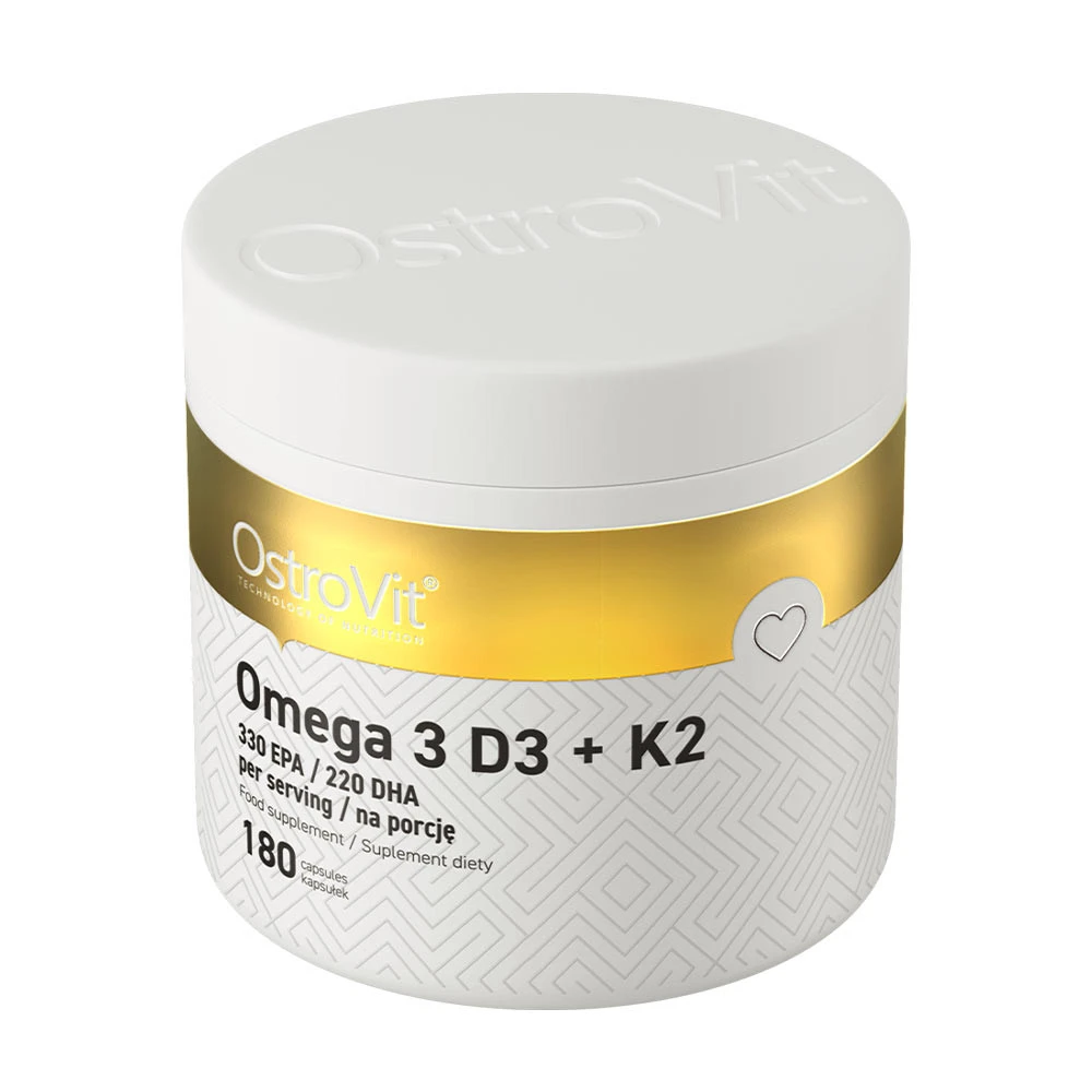 OstroVit – Omega 3 D3+K2 – 180 kapsulių - Billede 6