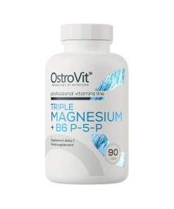 Ostrovit Triple Magnesium + B6 P-5-P (90 Capsules)