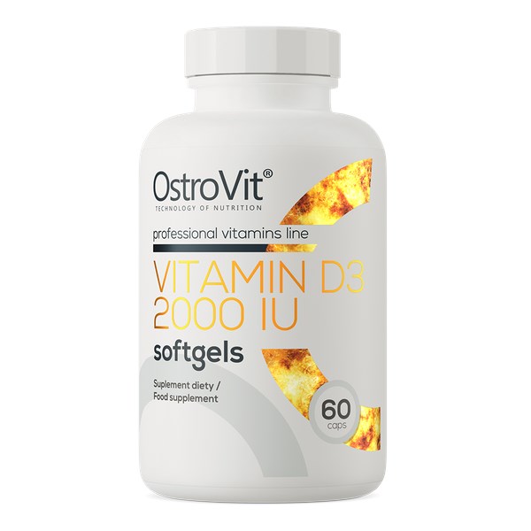 Ostrovit Vitamin D3 2000 IU (60 Softgels)