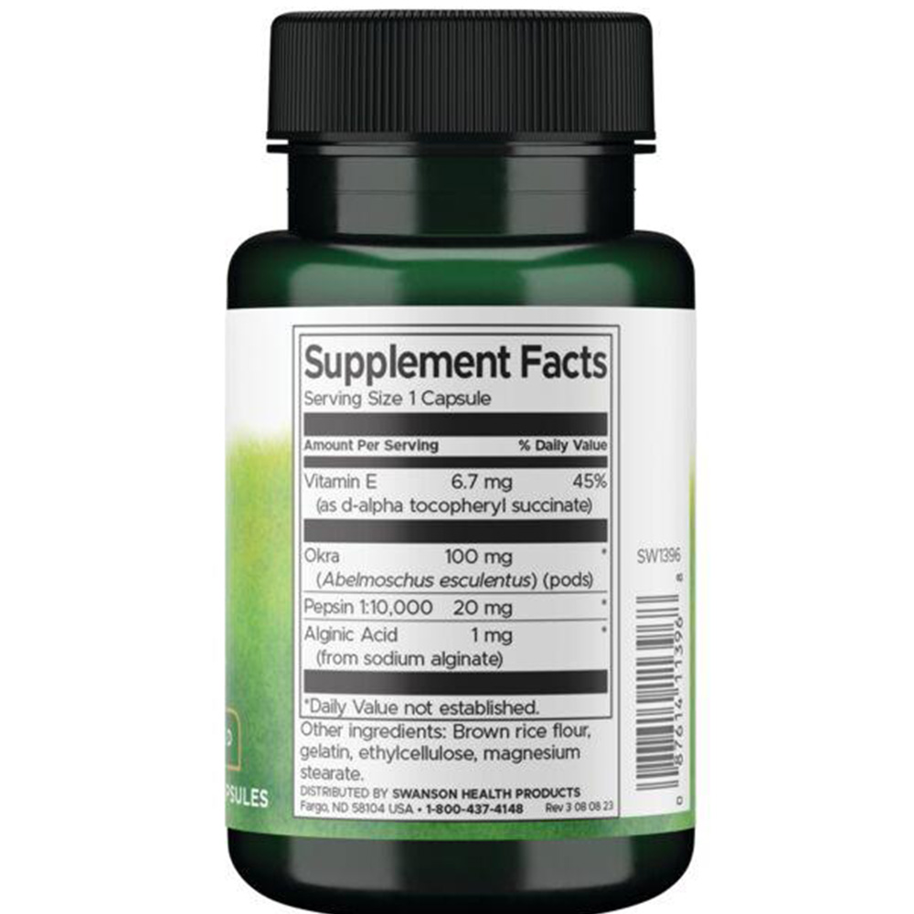 Okra Pepsin – 90 kapsulių - Billede 3