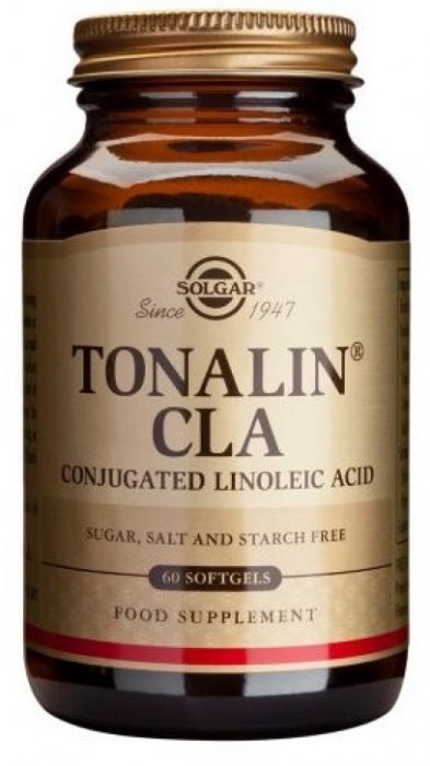 SOLGAR CLA - Tonalin 1300 mg from Safflower Seed Oil (60 caps)
