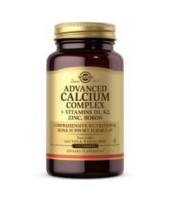 SOLGAR Ultimate Bone Support - Advanced Calcium Complex (D3 + K2 + Zinc + Boron) (120 tabs)