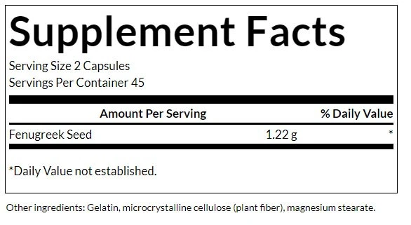 Bukkehornskløver – 610 mg – 90 kapsulių - Image 3