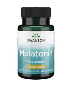 SWANSON Melatonina 1mg 120 kaps