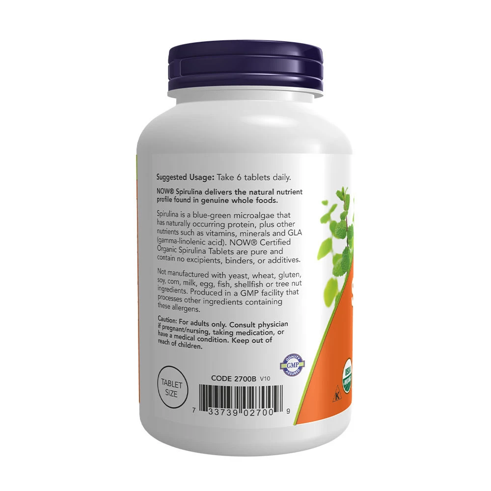 Økologisk Spirulina – 500 mg – 500 tablečių - Image 6