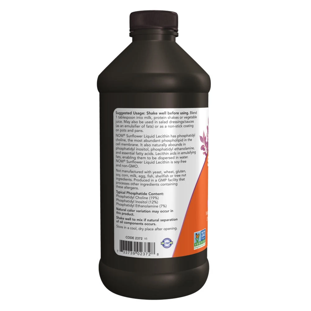 Flydende solsikkelecithin – 473 ml - Billede 3