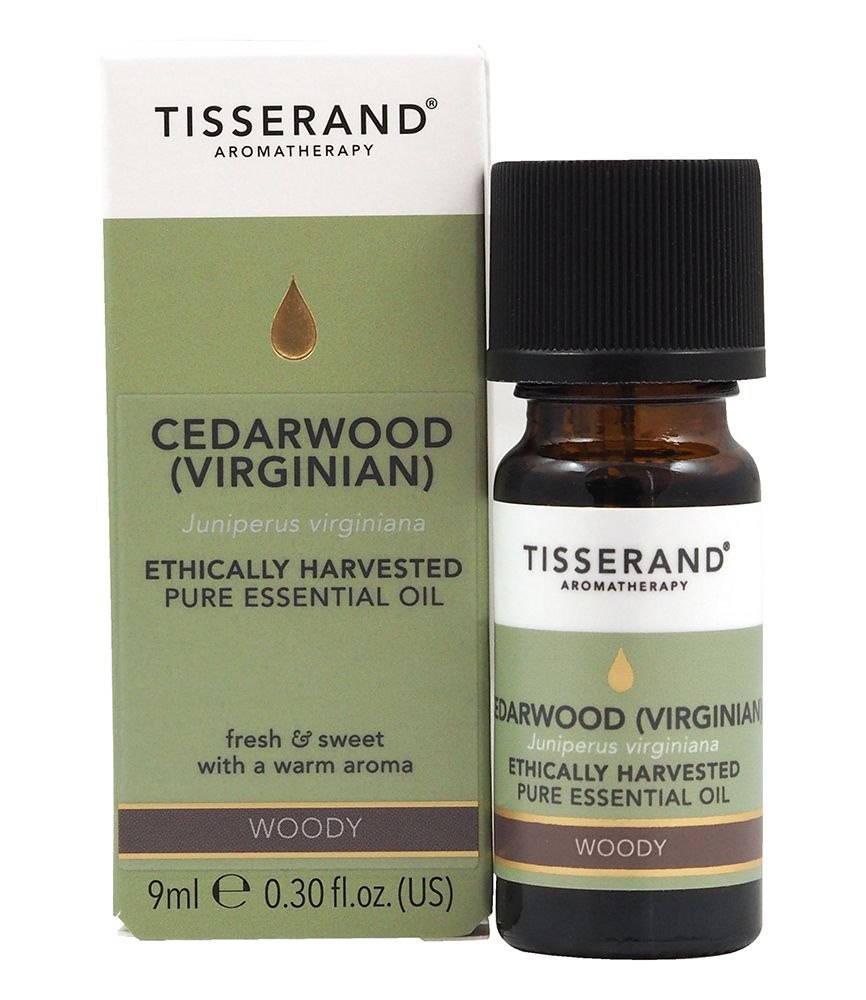 TISSERAND AROMATHERAPY Cedarwood (Virginian) Juniperus Virginiana Ethically Harvested (9 ml / 0