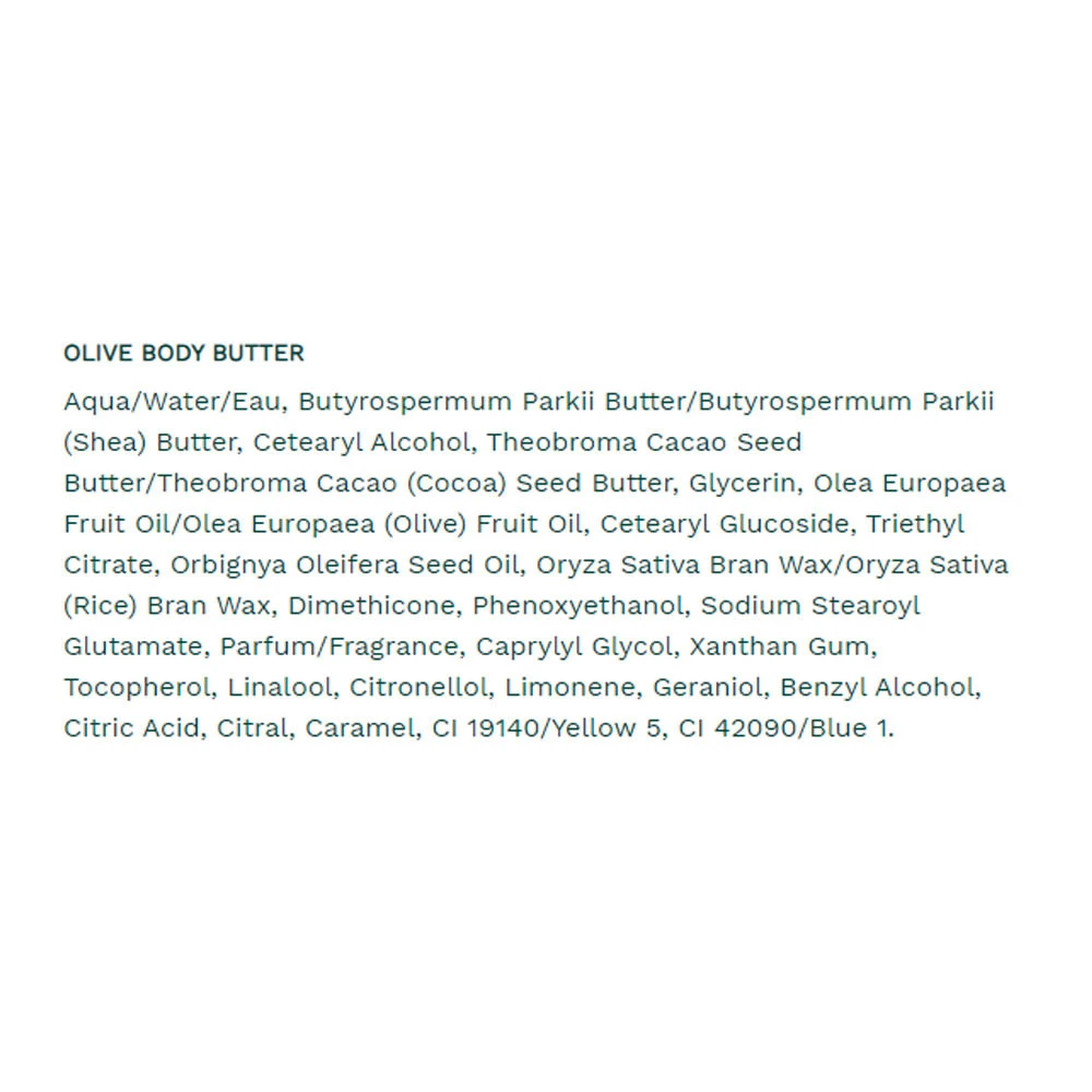 The Body Shop – Olive Body Butter – 200 ml - Billede 4