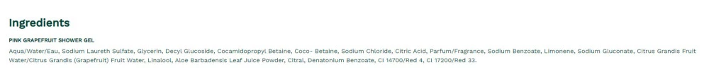 The Body Shop – Pink Grapefruit dušo gelis – 250 ml - Billede 5