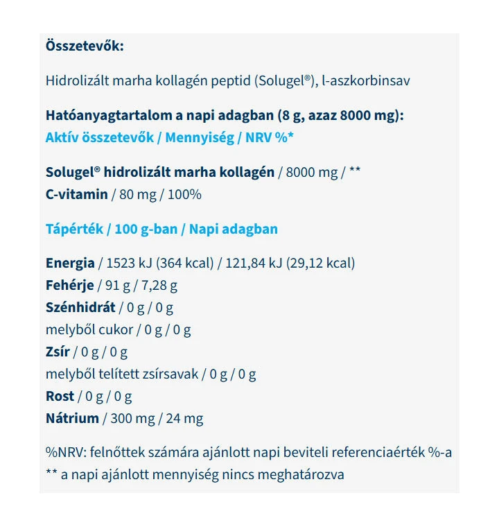 USA Medical – Solugel Bovint Kollagen – 240 g - Billede 2