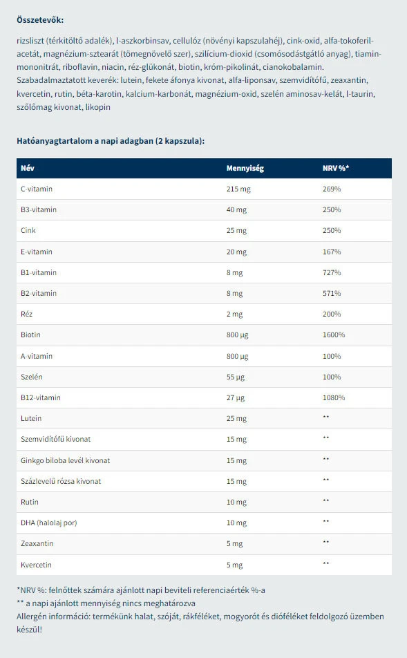 USA medical – Vision Support – 60 kapsulių - Billede 4
