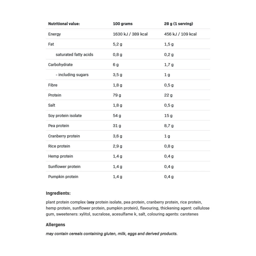 Vegansk Protein – sausainiai – 500 g - Billede 3