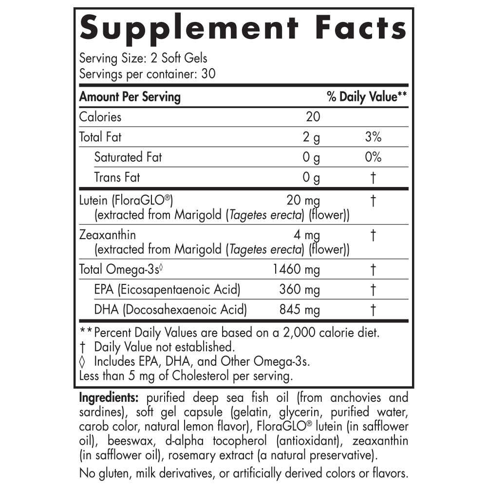 Omega Vision – 1460 mg – 60 bløde kapselės - Image 3