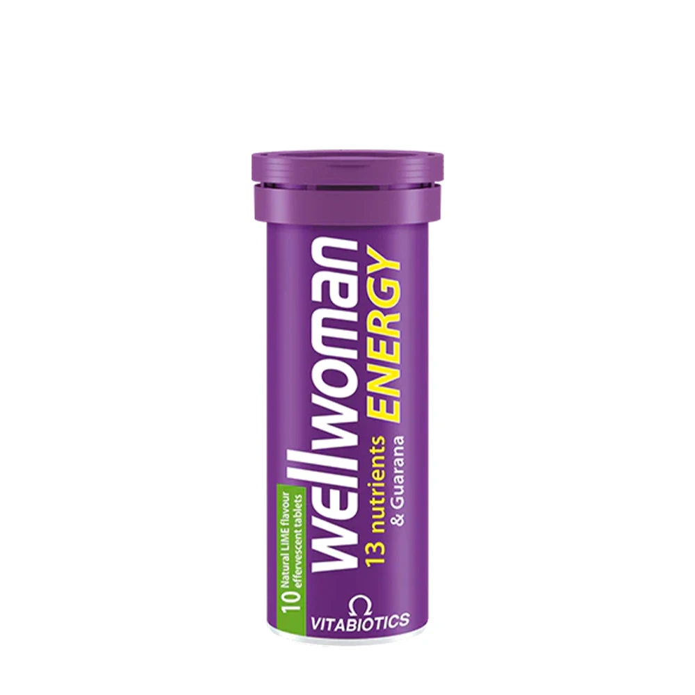Vitabiotics – Wellwoman Energy brusetabletės lime – 10 vnt - Image 3