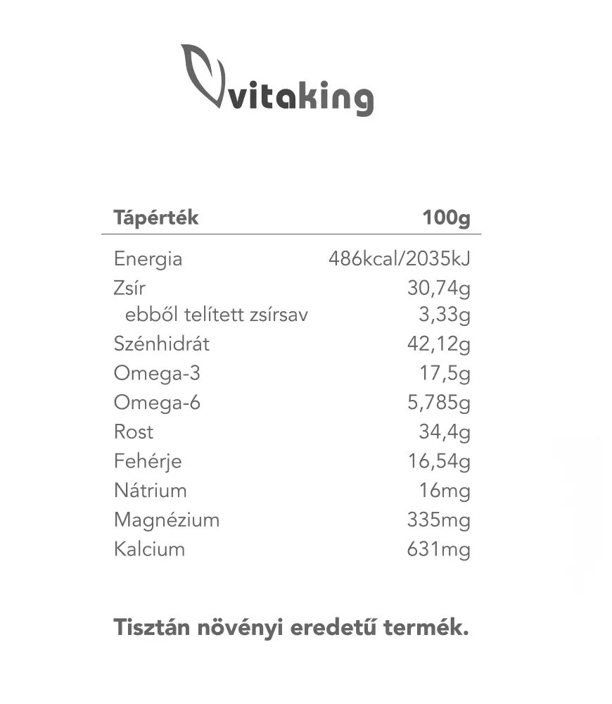 Vitaking – chia sėklos – 500 g - Billede 3