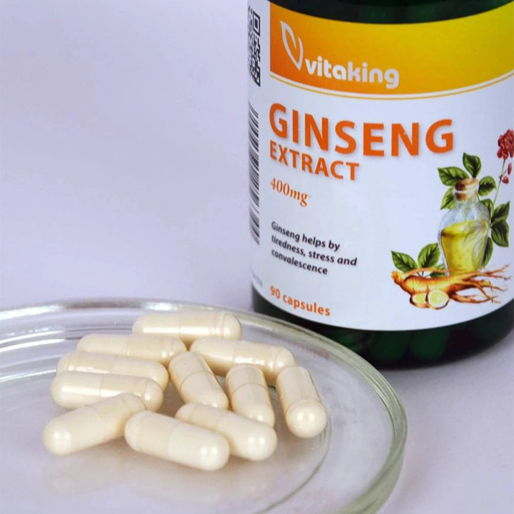 Vitaking – Ginseng ekstraktas 100 mg – 90 kapsulių - Billede 7