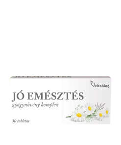 Vitaking Jó Emésztés - Herbal Complex For Digestive Support (30 Tablets)