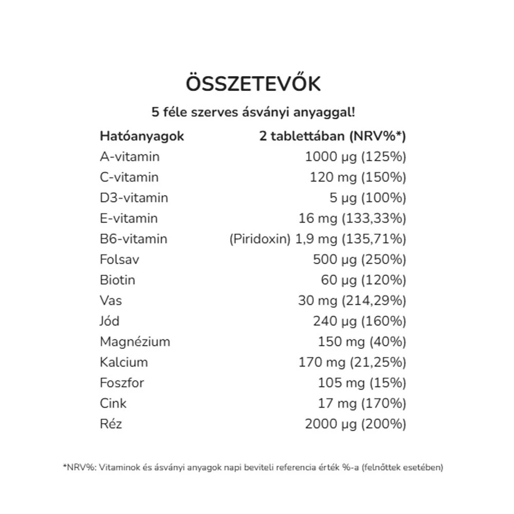 Vitaking – Trimester 3 multivitaminai – 60 tablečių - Image 2